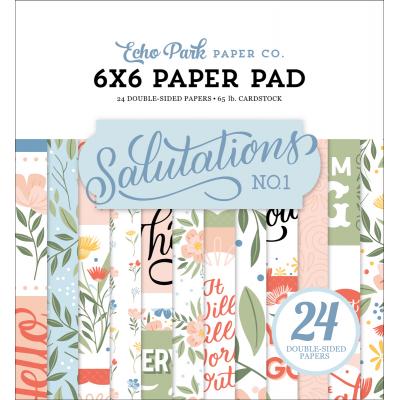 Echo Park Salutations No. 1 Designpapier - Paper Pad